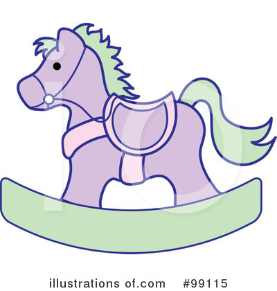 Rocking Horse Clipart #99115 by Pams Clipart
