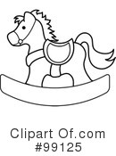 Rocking Horse Clipart #99125 by Pams Clipart