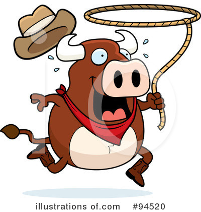 Royalty-Free (RF) Rodeo Clipart Illustration by Cory Thoman - Stock Sample #94520