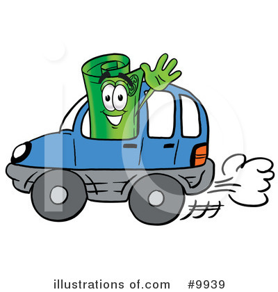 Royalty-Free (RF) Rolled Money Clipart Illustration by Mascot Junction - Stock Sample #9939