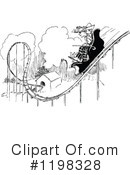 Roller Coaster Clipart #1198328 by Prawny Vintage