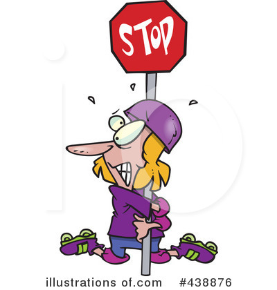 Royalty-Free (RF) Rollerblading Clipart Illustration by toonaday - Stock Sample #438876