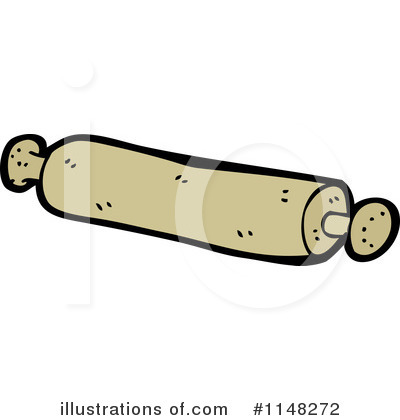 Royalty-Free (RF) Rolling Pin Clipart Illustration by lineartestpilot - Stock Sample #1148272