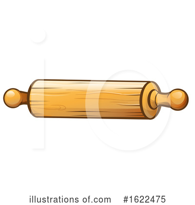 Royalty-Free (RF) Rolling Pin Clipart Illustration by Domenico Condello - Stock Sample #1622475