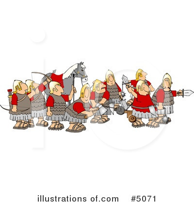 Roman Soldiers Clipart #5071 by djart