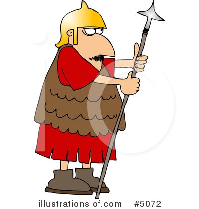 Royalty-Free (RF) Roman Army Clipart Illustration by djart - Stock Sample #5072