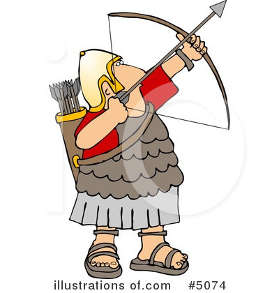 Royalty-Free (RF) Roman Army Clipart Illustration by djart - Stock Sample #5074