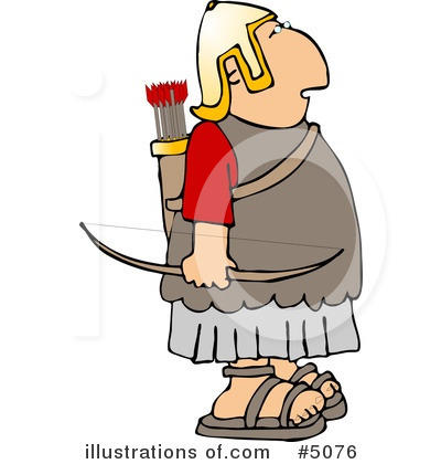 Royalty-Free (RF) Roman Army Clipart Illustration by djart - Stock Sample #5076