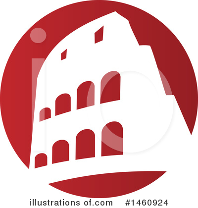 Coliseum Clipart #1460924 by Domenico Condello