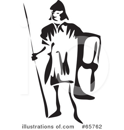 Royalty-Free (RF) Roman Soldier Clipart Illustration by Prawny - Stock Sample #65762