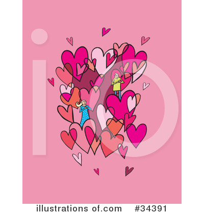 Royalty-Free (RF) Romance Clipart Illustration by Lisa Arts - Stock Sample #34391