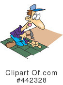 Roofer Clipart #442328 by toonaday