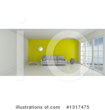 Royalty-Free (RF) Room Clipart Illustration by KJ Pargeter - Stock Sample #1317475