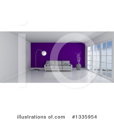 Royalty-Free (RF) Room Clipart Illustration by KJ Pargeter - Stock Sample #1335954