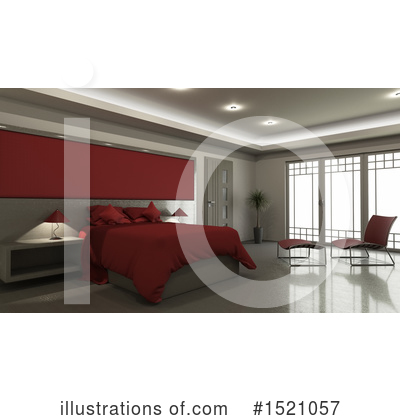 Royalty-Free (RF) Room Clipart Illustration by KJ Pargeter - Stock Sample #1521057