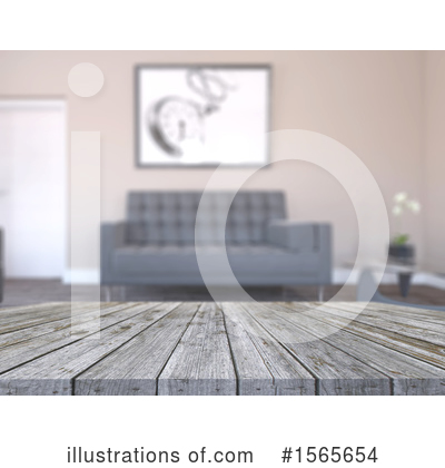 Royalty-Free (RF) Room Clipart Illustration by KJ Pargeter - Stock Sample #1565654
