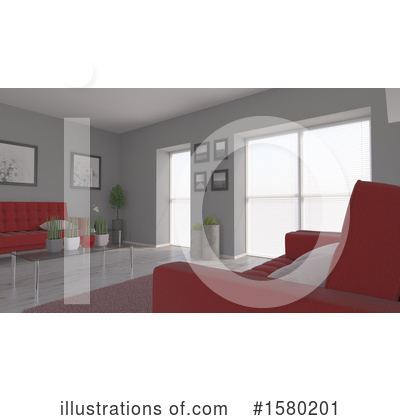 Royalty-Free (RF) Room Clipart Illustration by KJ Pargeter - Stock Sample #1580201