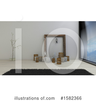Royalty-Free (RF) Room Clipart Illustration by KJ Pargeter - Stock Sample #1582366