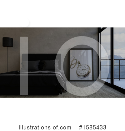 Royalty-Free (RF) Room Clipart Illustration by KJ Pargeter - Stock Sample #1585433