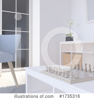 Royalty-Free (RF) Room Clipart Illustration by KJ Pargeter - Stock Sample #1735316