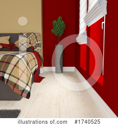 Royalty-Free (RF) Room Clipart Illustration by KJ Pargeter - Stock Sample #1740525