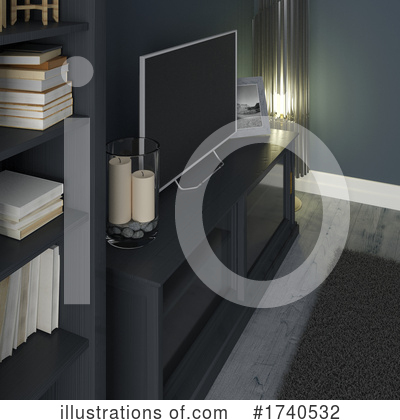 Royalty-Free (RF) Room Clipart Illustration by KJ Pargeter - Stock Sample #1740532