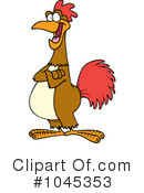 Rooster Clipart #1045353 by toonaday