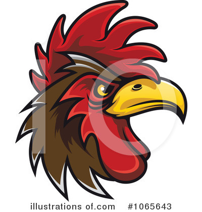 Royalty-Free (RF) Rooster Clipart Illustration by Vector Tradition SM - Stock Sample #1065643