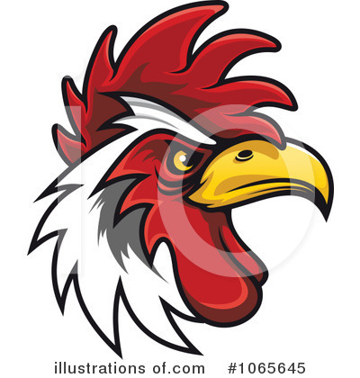 Royalty-Free (RF) Rooster Clipart Illustration by Vector Tradition SM - Stock Sample #1065645
