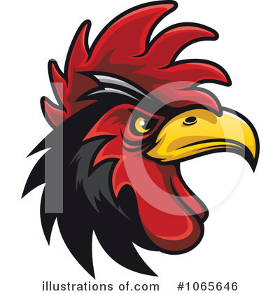 Royalty-Free (RF) Rooster Clipart Illustration by Vector Tradition SM - Stock Sample #1065646