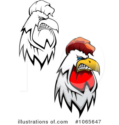 Royalty-Free (RF) Rooster Clipart Illustration by Vector Tradition SM - Stock Sample #1065647
