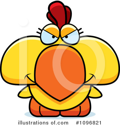 Rooster Clipart #1096821 by Cory Thoman