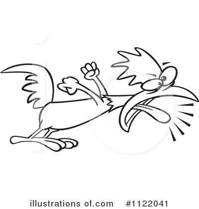 Royalty-Free (RF) Rooster Clipart Illustration by toonaday - Stock Sample #1122041