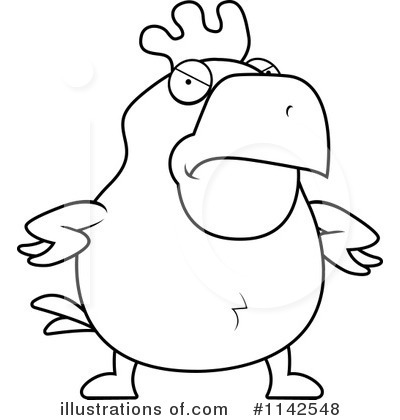 Royalty-Free (RF) Rooster Clipart Illustration by Cory Thoman - Stock Sample #1142548