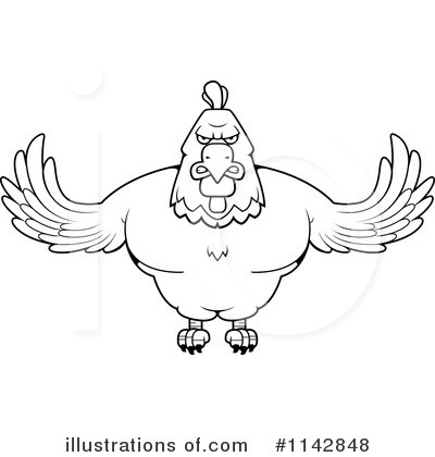 Royalty-Free (RF) Rooster Clipart Illustration by Cory Thoman - Stock Sample #1142848