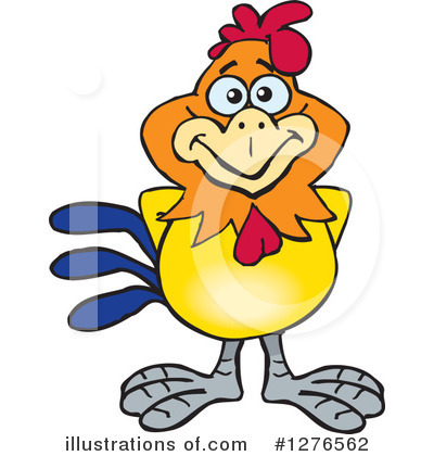 Royalty-Free (RF) Rooster Clipart Illustration by Dennis Holmes Designs - Stock Sample #1276562