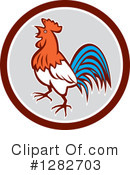 Rooster Clipart #1282703 by patrimonio