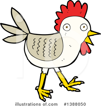 Royalty-Free (RF) Rooster Clipart Illustration by lineartestpilot - Stock Sample #1388050