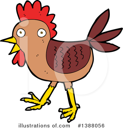 Royalty-Free (RF) Rooster Clipart Illustration by lineartestpilot - Stock Sample #1388056