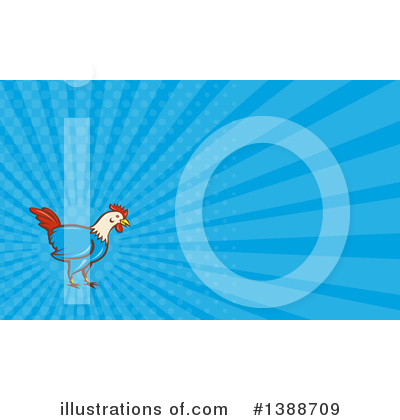 Royalty-Free (RF) Rooster Clipart Illustration by patrimonio - Stock Sample #1388709