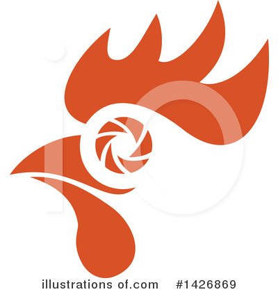 Royalty-Free (RF) Rooster Clipart Illustration by patrimonio - Stock Sample #1426869
