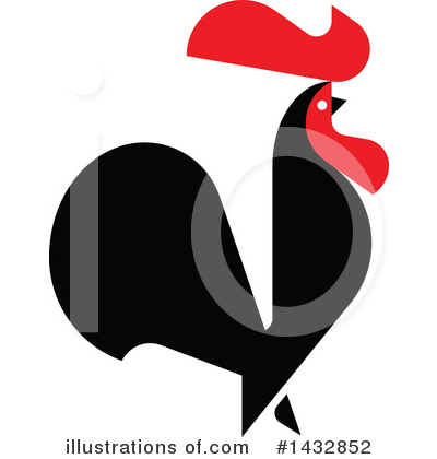 Royalty-Free (RF) Rooster Clipart Illustration by elena - Stock Sample #1432852