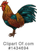 Rooster Clipart #1434694 by Vector Tradition SM
