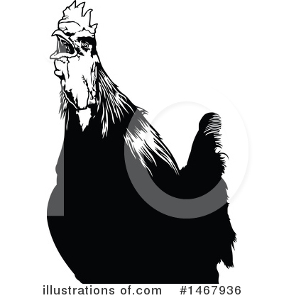 Royalty-Free (RF) Rooster Clipart Illustration by dero - Stock Sample #1467936