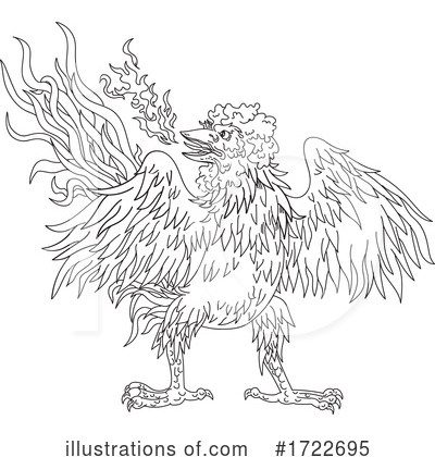 Royalty-Free (RF) Rooster Clipart Illustration by patrimonio - Stock Sample #1722695