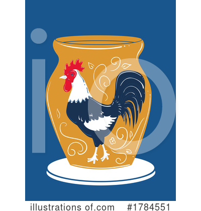 Rooster Clipart #1784551 by BNP Design Studio