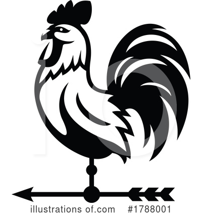 Rooster Clipart #1788001 by Vector Tradition SM