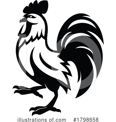 Royalty-Free (RF) Rooster Clipart Illustration by Vector Tradition SM - Stock Sample #1798658
