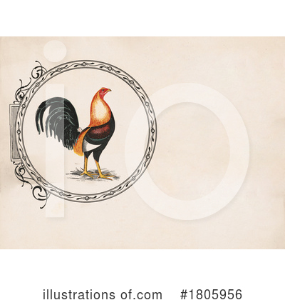 Royalty-Free (RF) Rooster Clipart Illustration by JVPD - Stock Sample #1805956