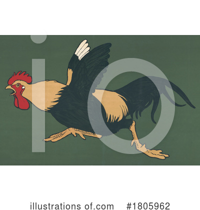 Rooster Clipart #1805962 by JVPD